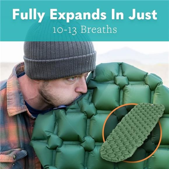 Large Sleeping Pad for Camping - Ultralight Sleeping Mat for Camping,Backpacking - Picture 6 of 6